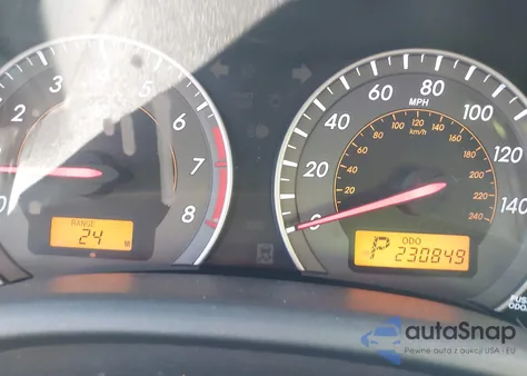 2009 Toyota Corolla Xrs z USA, uszkodzony, nr VIN 1NXBE40E99Z087461